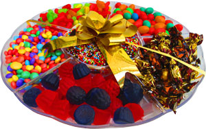 deluxe candy mishloach manot package